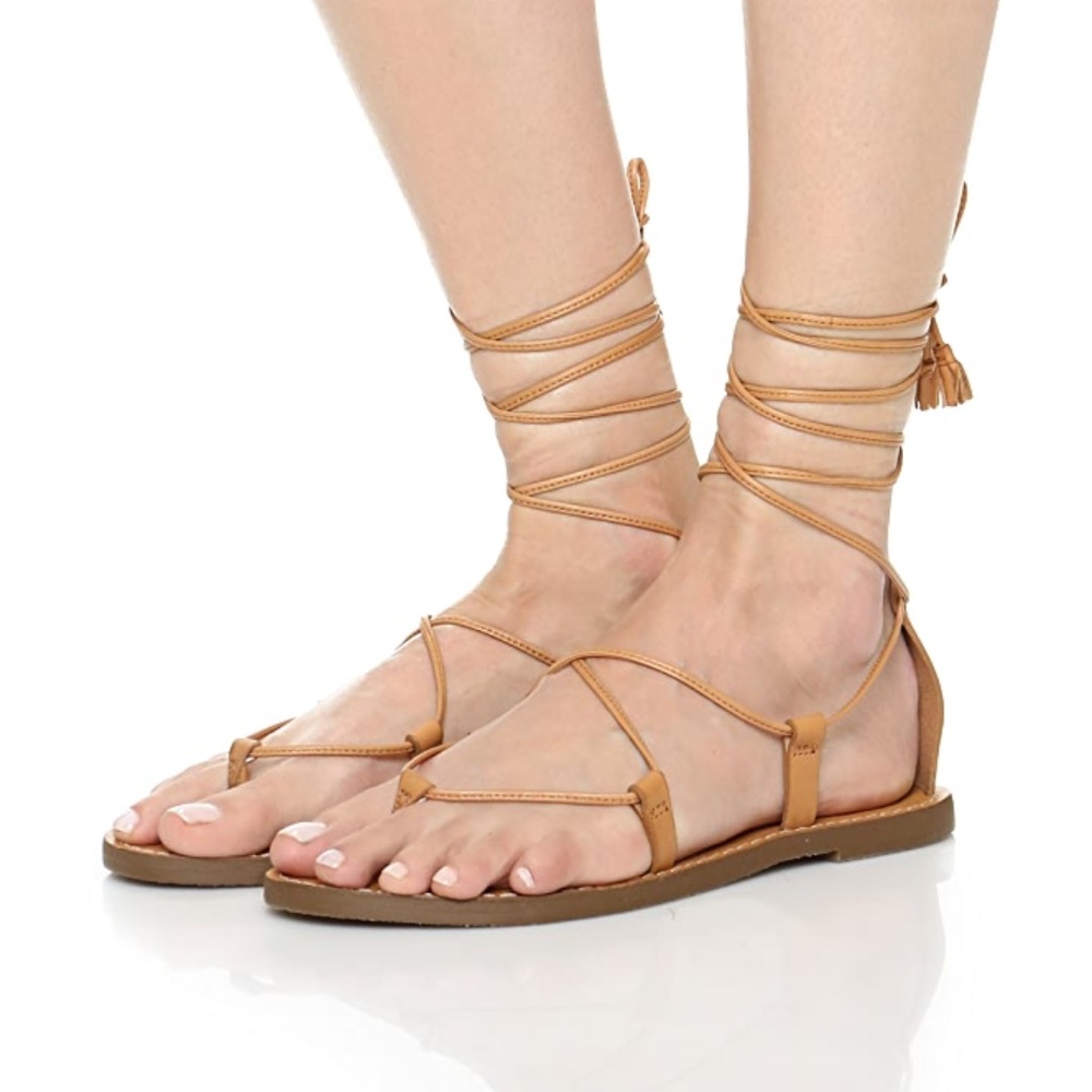Madewell Kana lace up sandals SZ 7